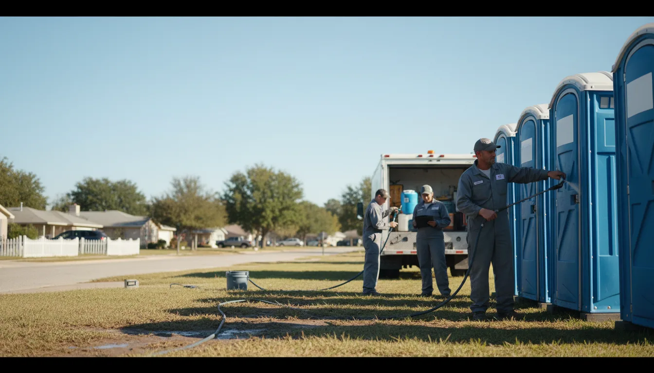 Long-Term Portable Toilet Rental in Sand Lake, MI near me